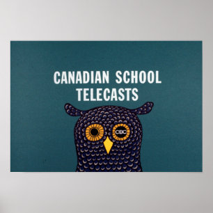 Poster Canadian School Telecasts (années 1984)