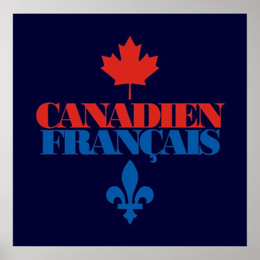 Poster Canadien Francais 3 (Devant)