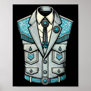 Poster Canadien Tuxedo Denim Tuxedo Canada Maple Leaf Den