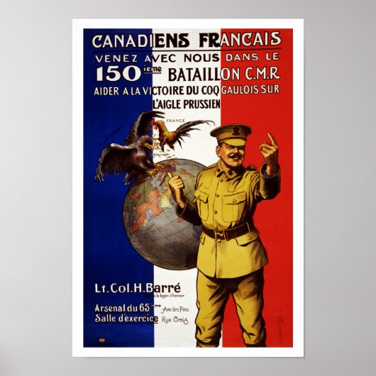 Poster Canadiens français (Devant)