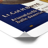 Poster Canadiens français (blanc) (Coin)