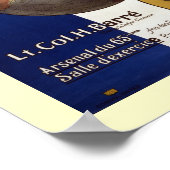 Poster Canadiens français (toile) (Coin)