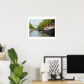 Poster Canal à Amsterdam (Bureau à domicile)