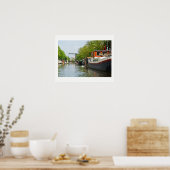 Poster Canal à Amsterdam (Cuisine)