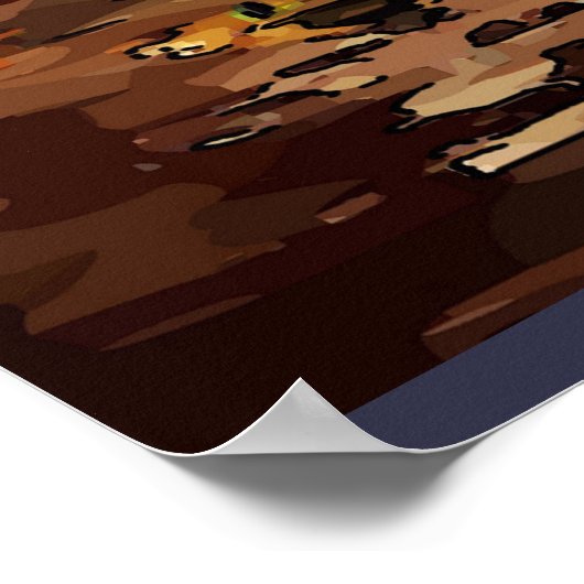 Poster Canal à Rampart, Rues 2 (Coin)