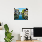 Poster canal à Strasbourg France (Bureau à domicile)