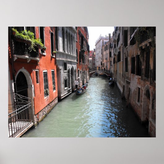 Poster Canal à Venise en Italie (Devant)