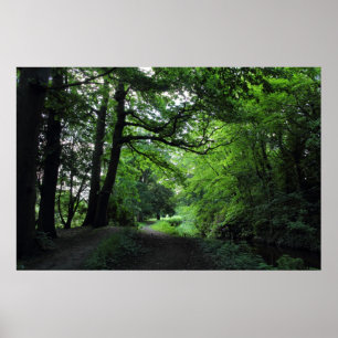 Poster Canal, Bute Park, Cardiff, Pays de Galles