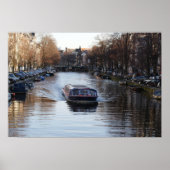Poster Canal d'Amsterdam (Devant)