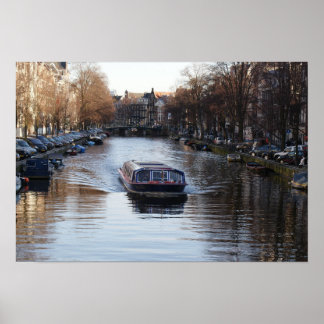 Poster Canal d'Amsterdam