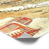 Poster Canal dans la neige (Coin)