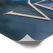 Poster Canal d'aquarelle magique à Venise Travel (Coin)