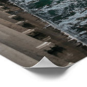 Poster Canal de bateau de Venise (Coin)