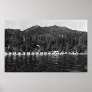 Poster Canal de capot, vue de WA et station de vacances