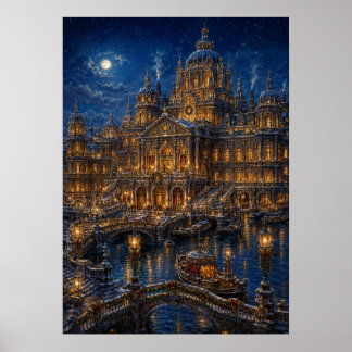 Poster Canal de la fête de Noël I - Palais du canal