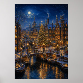 Poster Canal de la fête de Noël IV - Place de l'arbre de