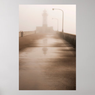 Poster Canal de navire Minnesota, Duluth, Canal Park