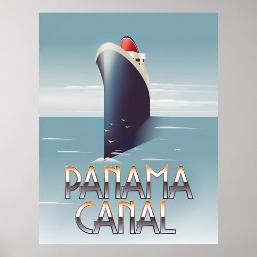 Poster Canal de Panama (Devant)