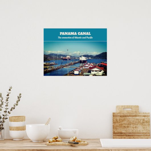 Poster Canal de Panama (Cuisine)