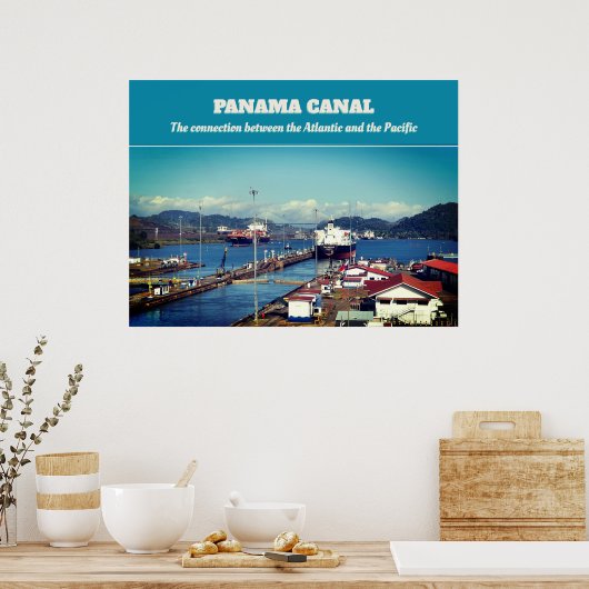 Poster Canal de Panama (Cuisine)