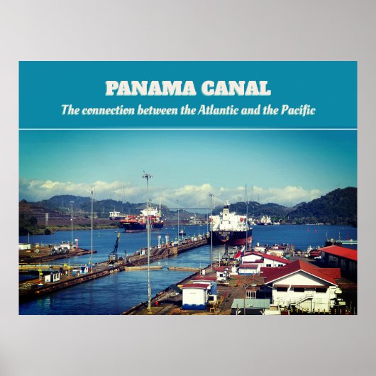 Poster Canal de Panama (Devant)