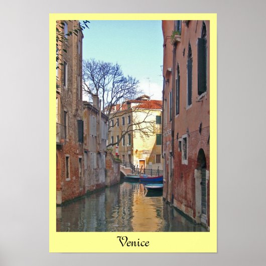 Poster Canal de Venise (Devant)