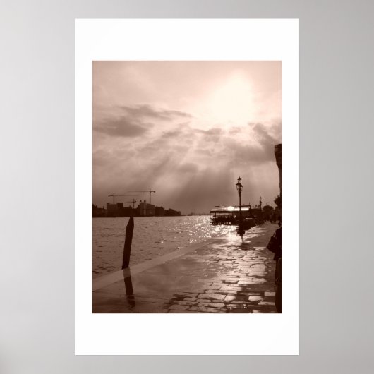 Poster Canal de Venise (Devant)