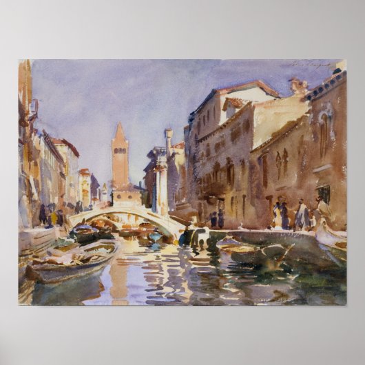 Poster Canal de Venise (Devant)