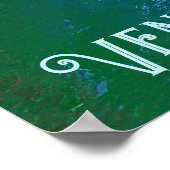 Poster Canal de Venise Gondolas Couvert Skywalk Palazzos (Coin)