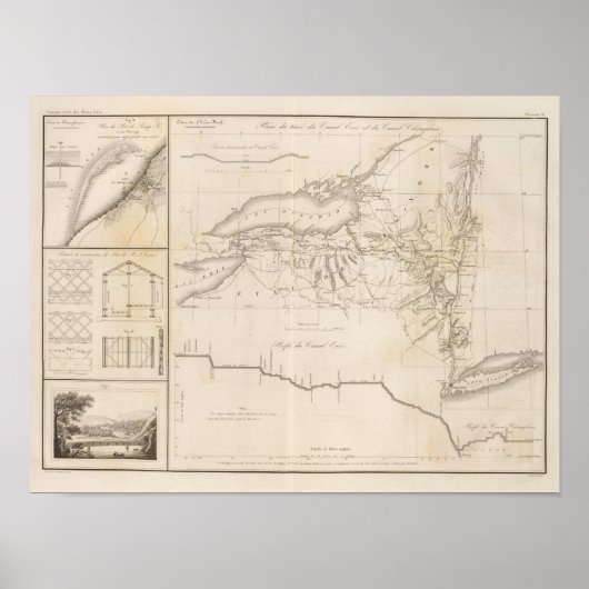 Poster Canal Erie (Devant)