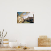 Poster Canal Giovanni Antonio-La rivière Mendicanti (Cuisine)