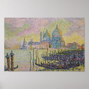 Poster Canal grand de Paul Signac- (Venise)