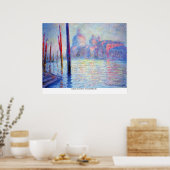 Poster Canal Grand par Claude Monet (Cuisine)
