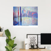 Poster Canal Grand par Claude Monet (Bureau à domicile)