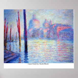 Poster Canal Grand par Claude Monet