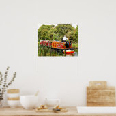 POSTER CANAL NARROWBOATS (Cuisine)
