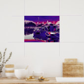 POSTER CANAL NARROWBOATS (Cuisine)