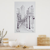 Poster Canal | Nouvelle-Orléans, Louisiane (Cuisine)