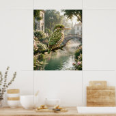 Poster Canal Pistachio Kingfisher (Cuisine)