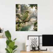 Poster Canal Pistachio Kingfisher (Bureau à domicile)