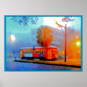 Poster Canal Streetcar, Smudges in the Fog (Devant)