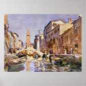 Poster Canal vénitien (1913) de John Singer Sargent (Devant)
