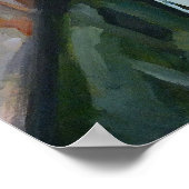 Poster Canal vénitien peinture originale (Coin)