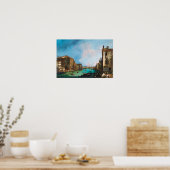 Poster Canaletto : Grand Canal Venise (Cuisine)