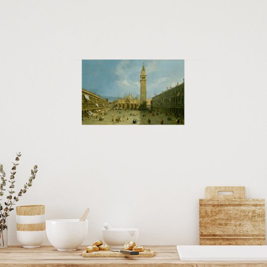 Poster Canaletto | Piazza San Marco (Cuisine)