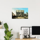 Poster Canaletto Vue italienne de l'Arc de Constantin (Bureau à domicile)