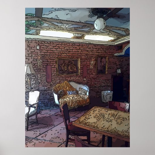 Poster Canapé en français (Devant)