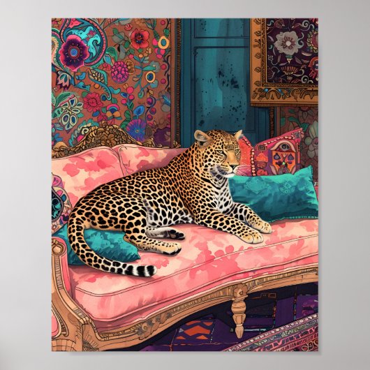 Poster Canapé-lit 🐆 (Devant)