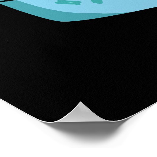 Poster Canapé Purtato Funny Potato Pun Dark BG (Coin)