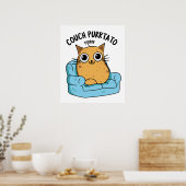 Poster Canapé Purtato Funny Pun de pommes de terre (Cuisine)